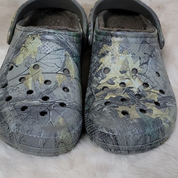 CROCS CLASSIC REALTREE EDGE LINED CLOG, MEN'S 5, WOMEN'S 7 - Picture 5 of 13
